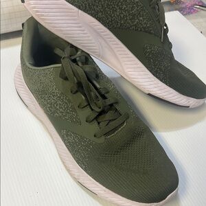 Athletic Works Olive Green Running Shoes